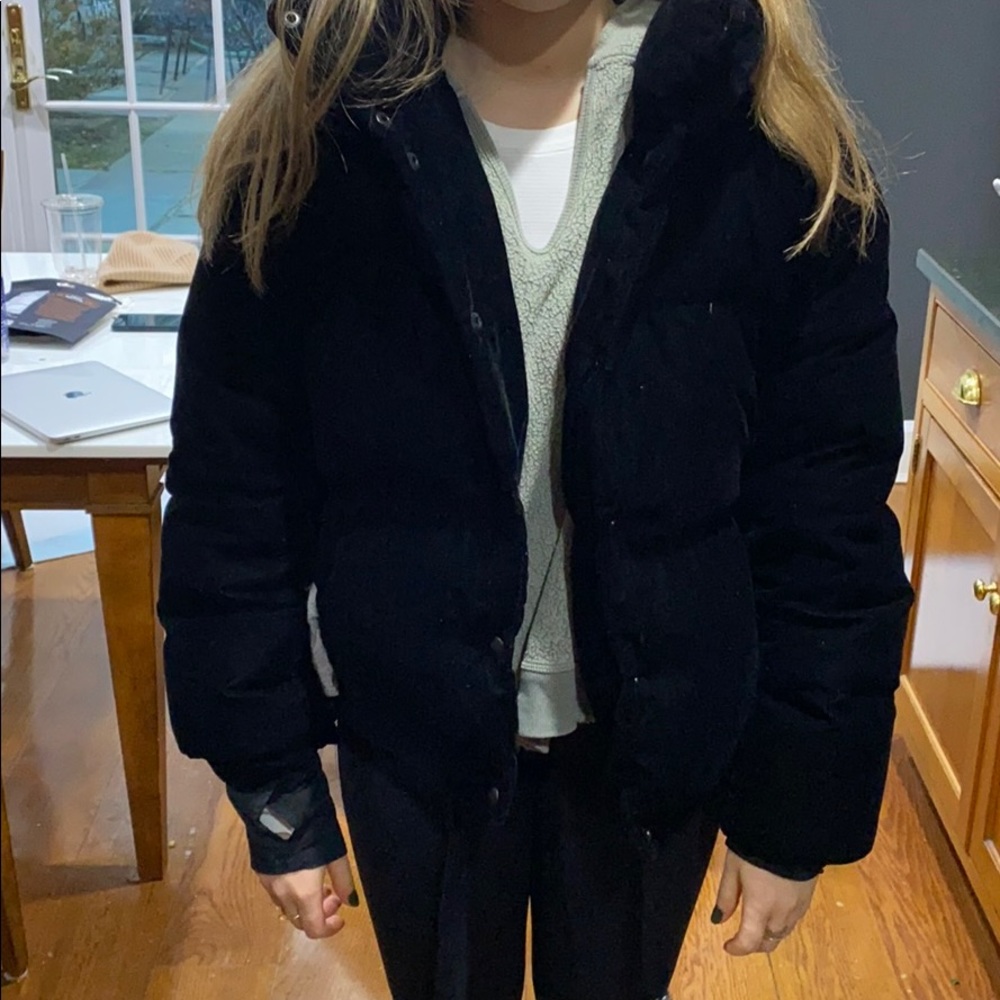 SAM velvet puffer jacket